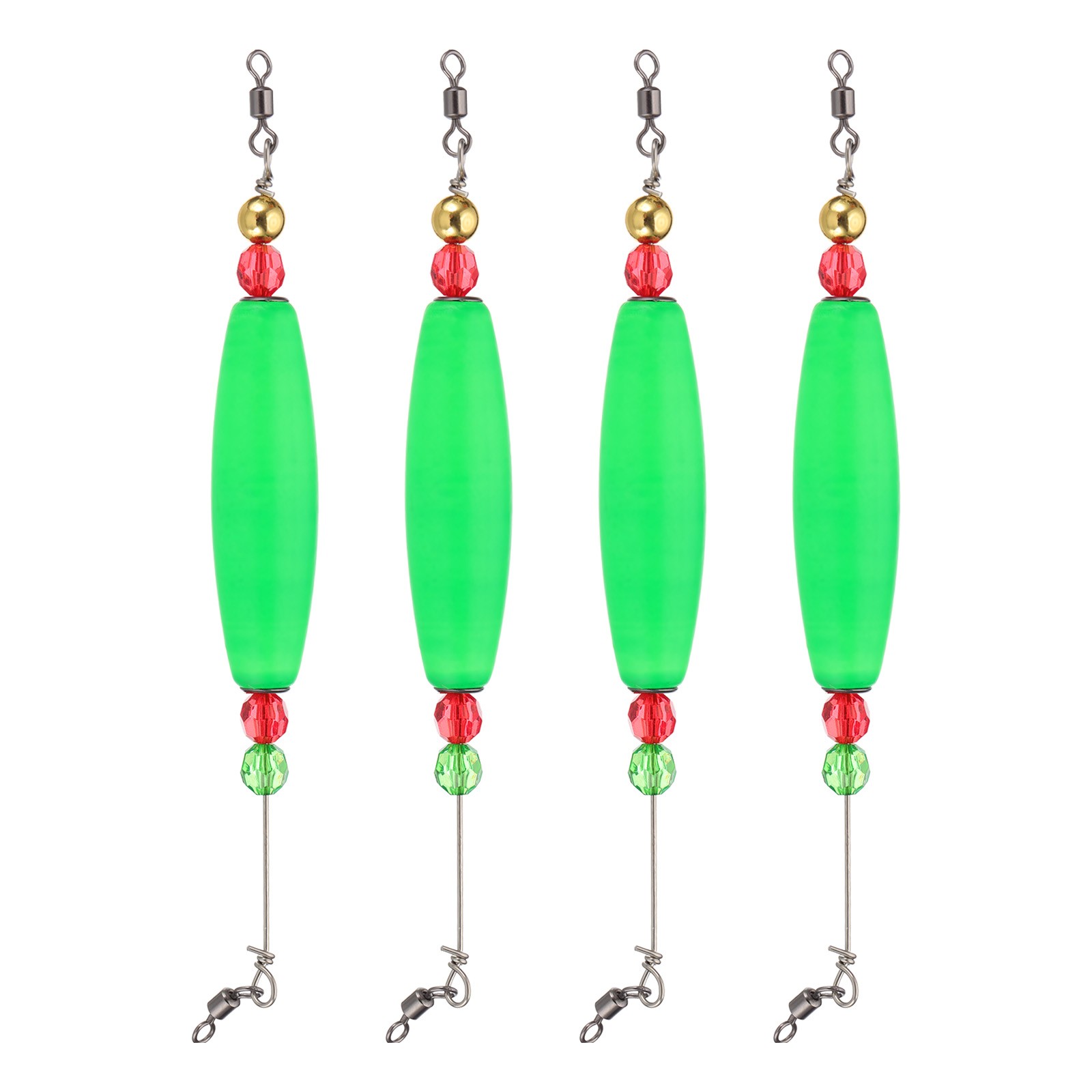 Fishing Floats Rigs 8.3 Inch, 4 Pack Olive Fishing Bobber, Green