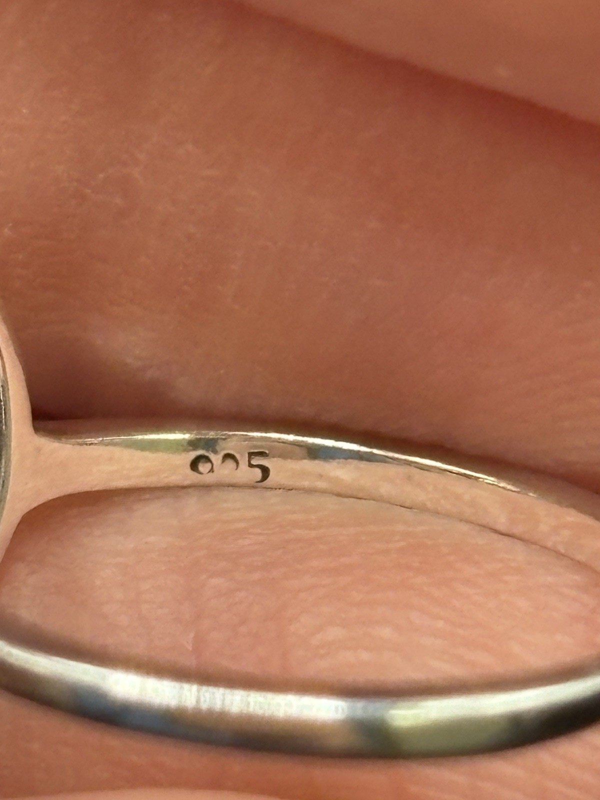 New Condition Sterling Silver Mushrooms Toe Ring 925 C31