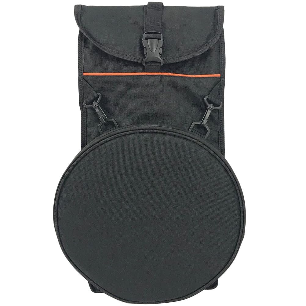 Dumb Drum Pad Bag Silent Backpack with Detachable Pouch Pad Carrying Case Oxf...