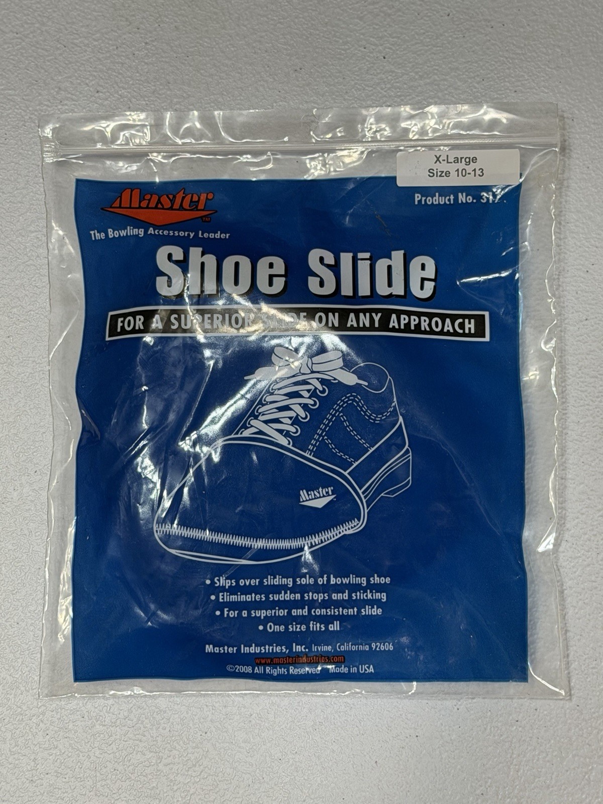 Master Bowling Shoe Slide XL BLUE