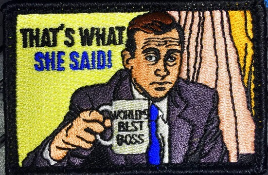 Dump Box That's What She Said Morale Patch