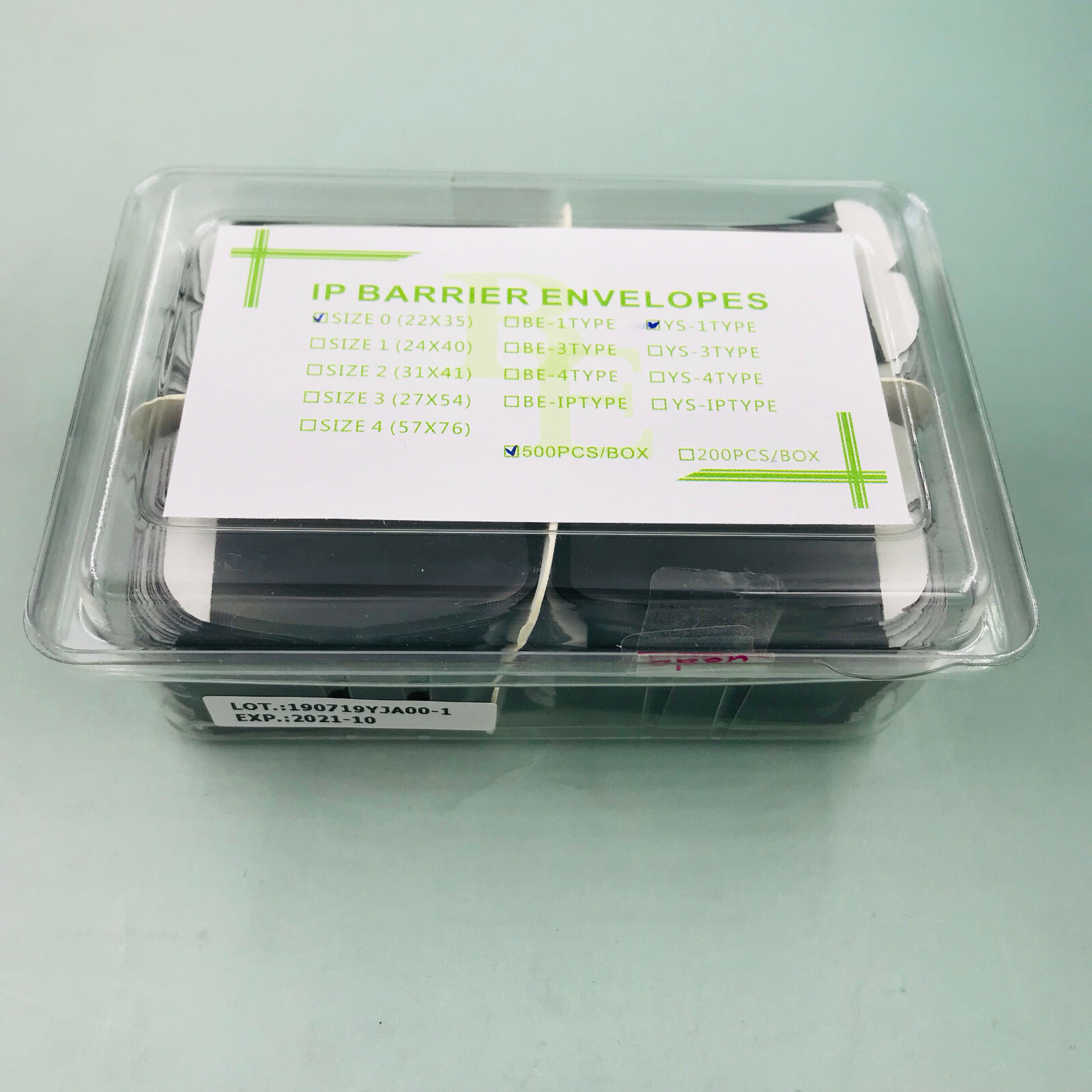 1000Pcs Size 2&0 Barrier Envelopes for Phosphor Plate Dental Digital X-Ray ScanX