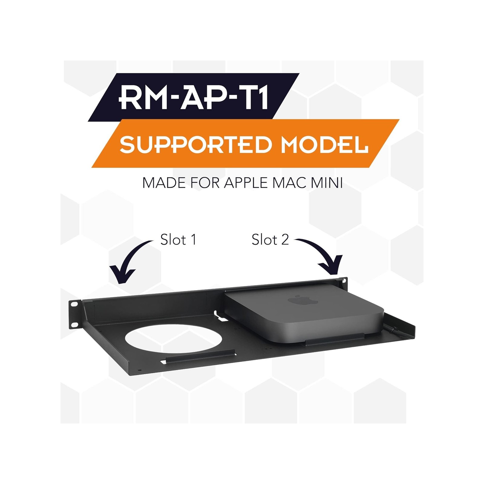 Rackmount RM-AP-T1 RACKMOUNT APPLE MAC MINI RACK MOUNT KIT APPLE MAC MINI 2UP
