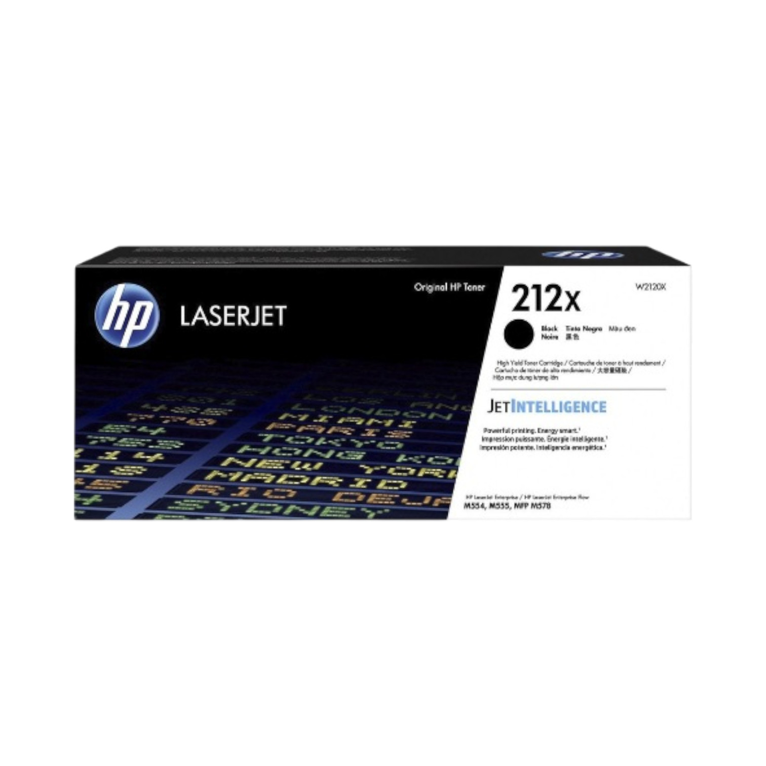 New Open Box HP 212X High Yield Black Original LaserJet Toner Cartridge, W2120X