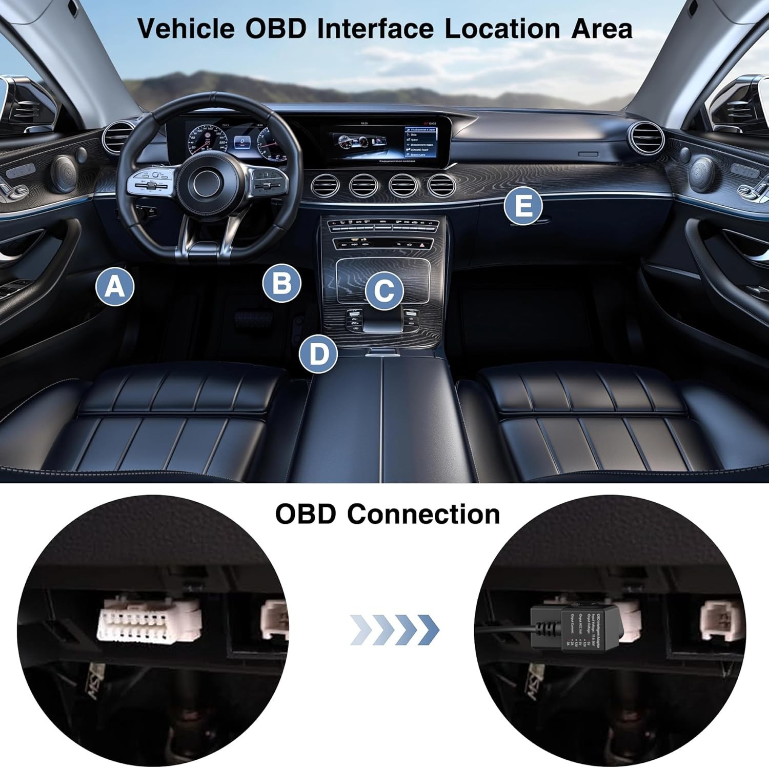 OBD Constant Power Cable for Dash Camera,Compatible with Garmin Das... Fast Ship