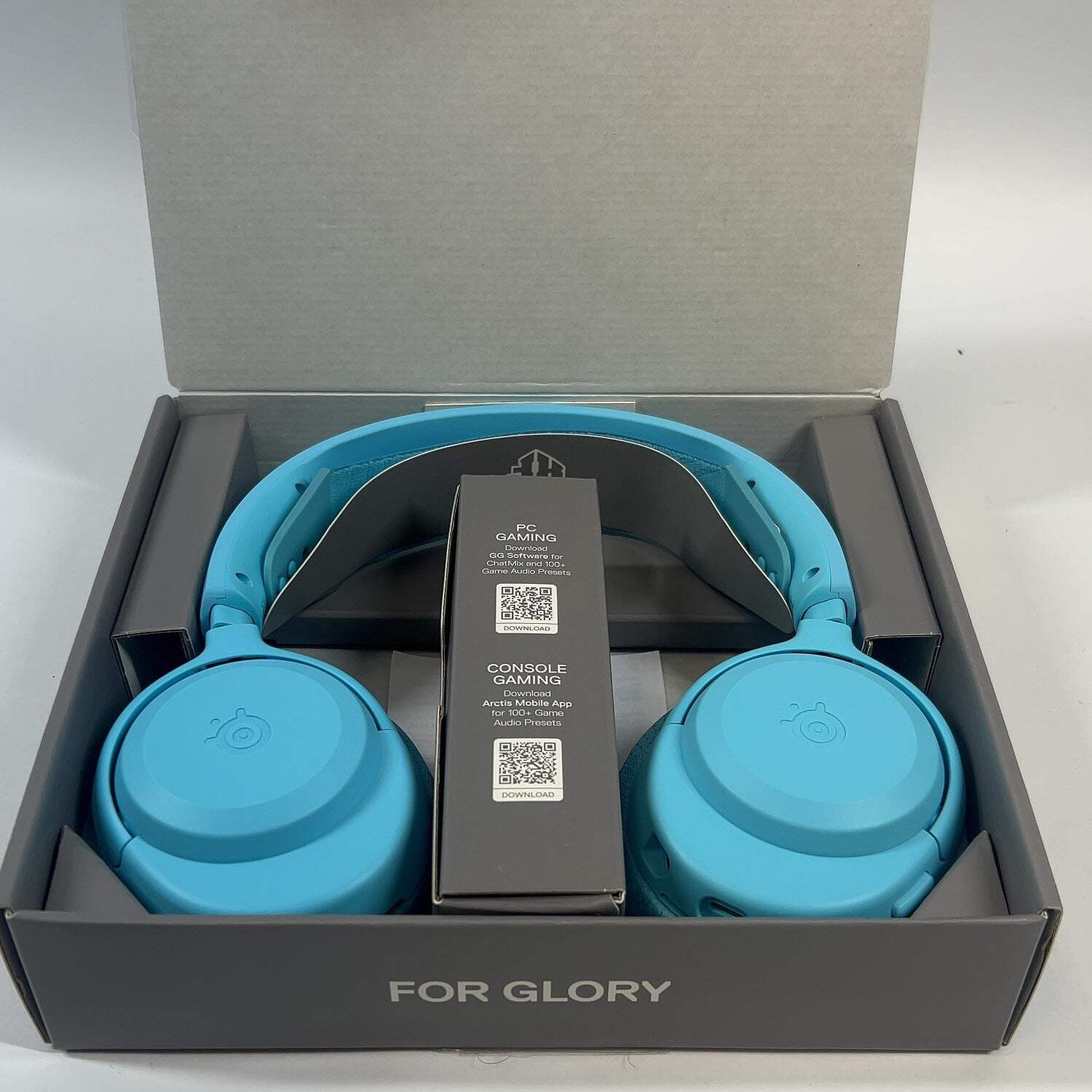 SteelSeries Arctis Nova 3 Over Ear Gaming Headset Blue HS40 WIRELESS