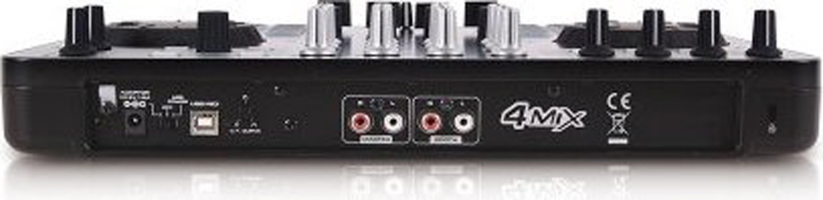 DJ-Tech - 4MIX - 4-Channel Controller w/ Audio Interface + Virtual DJ LE