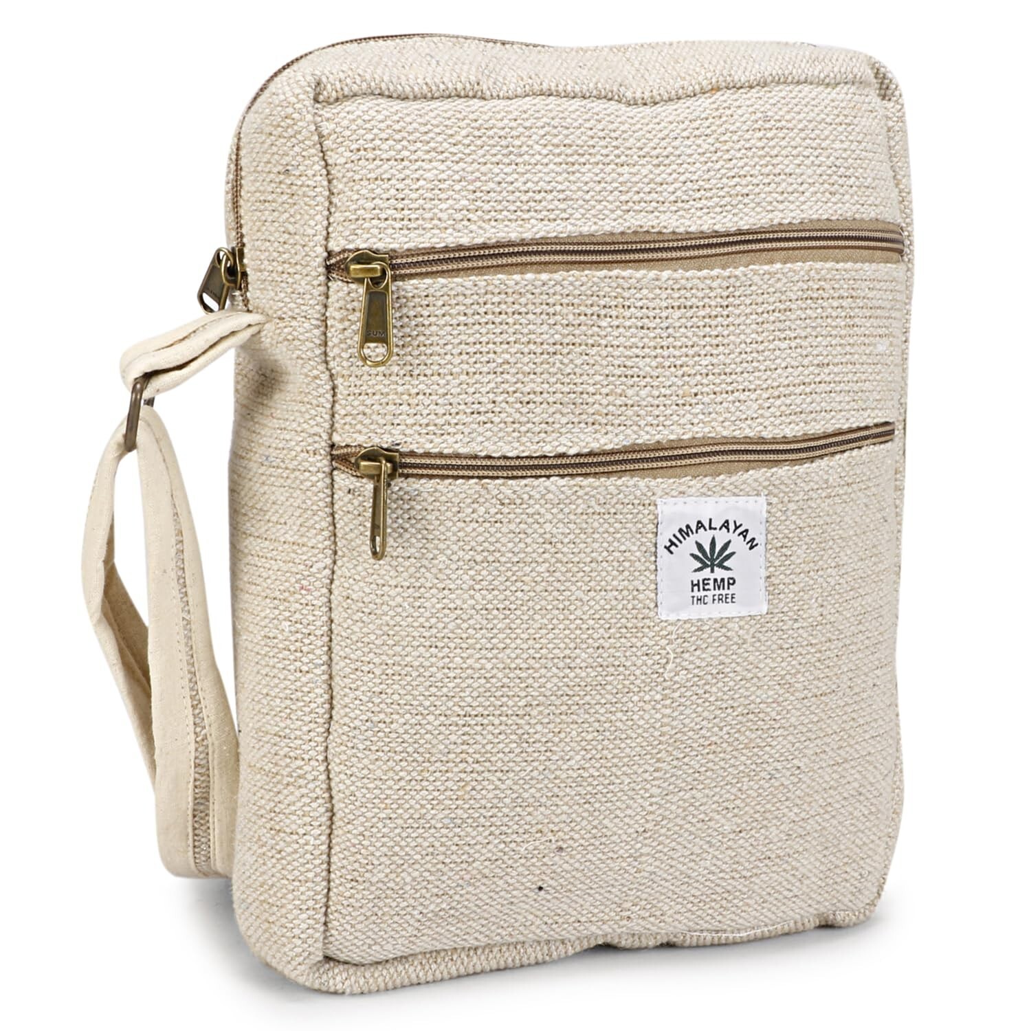 LONGING TO BUY Hemp Sling Bag, Hemp Crossbody Bag for Travel and Shopping