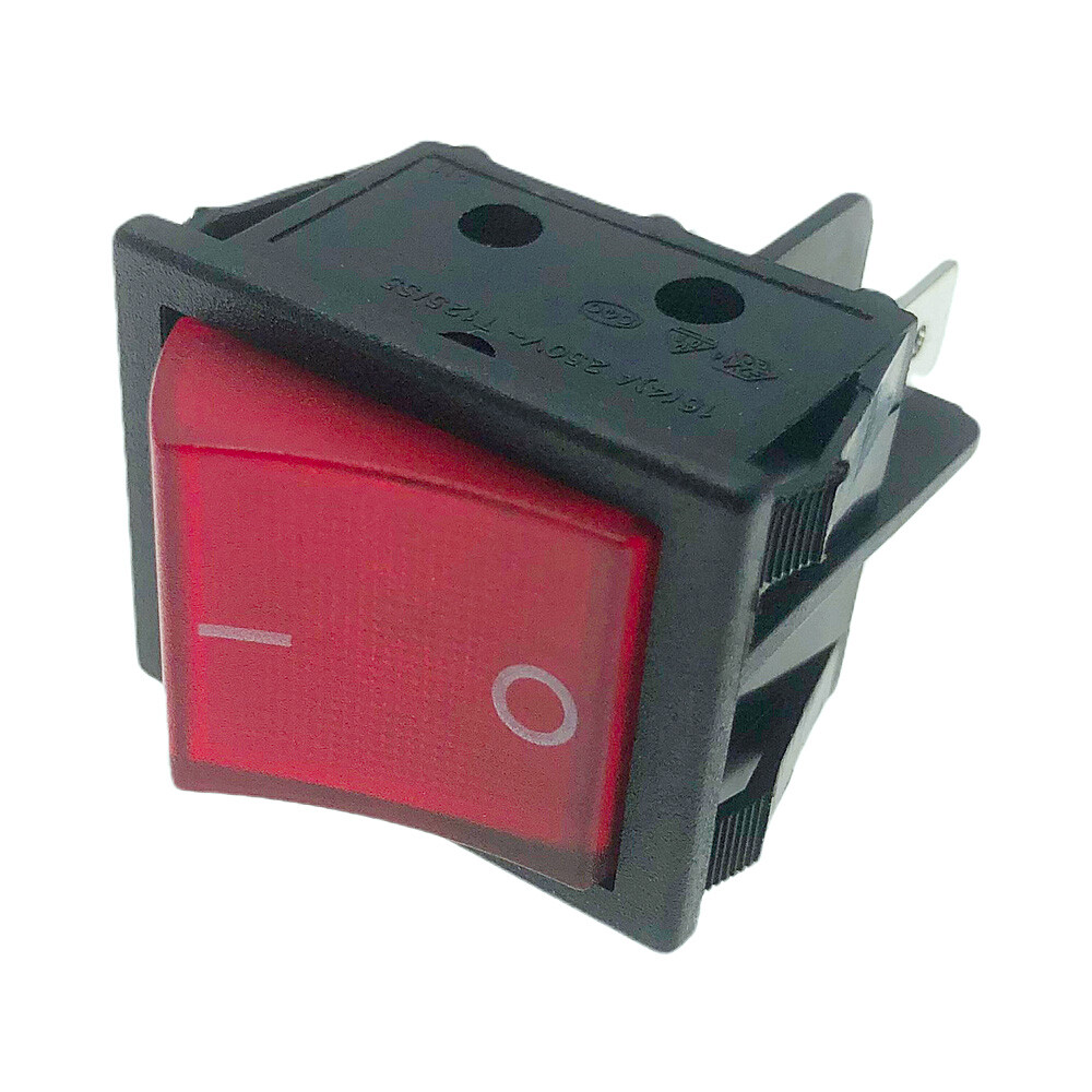 4 Pin Rocker Switch R Series Red 20A 16A