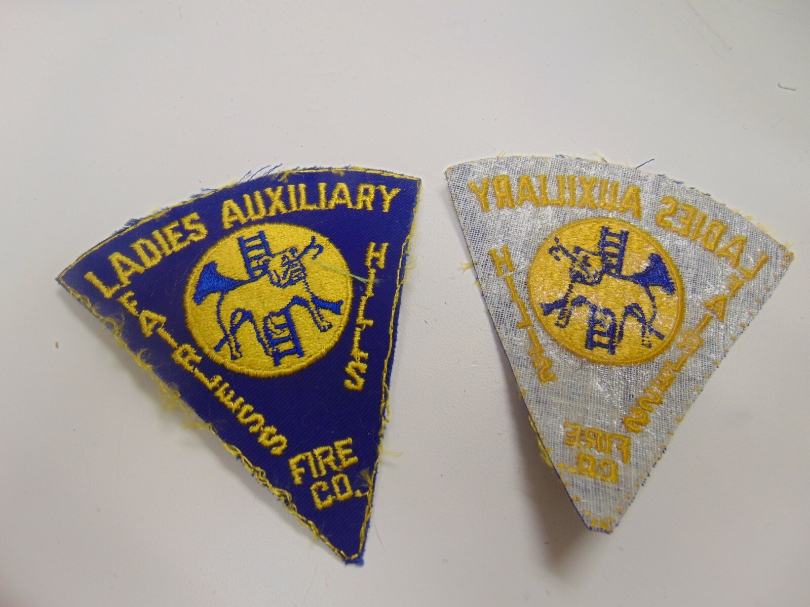 PATCH SEW ON OLDER LADIES AUXILIARY FAIRLESS HILLS FIRE COMPANY