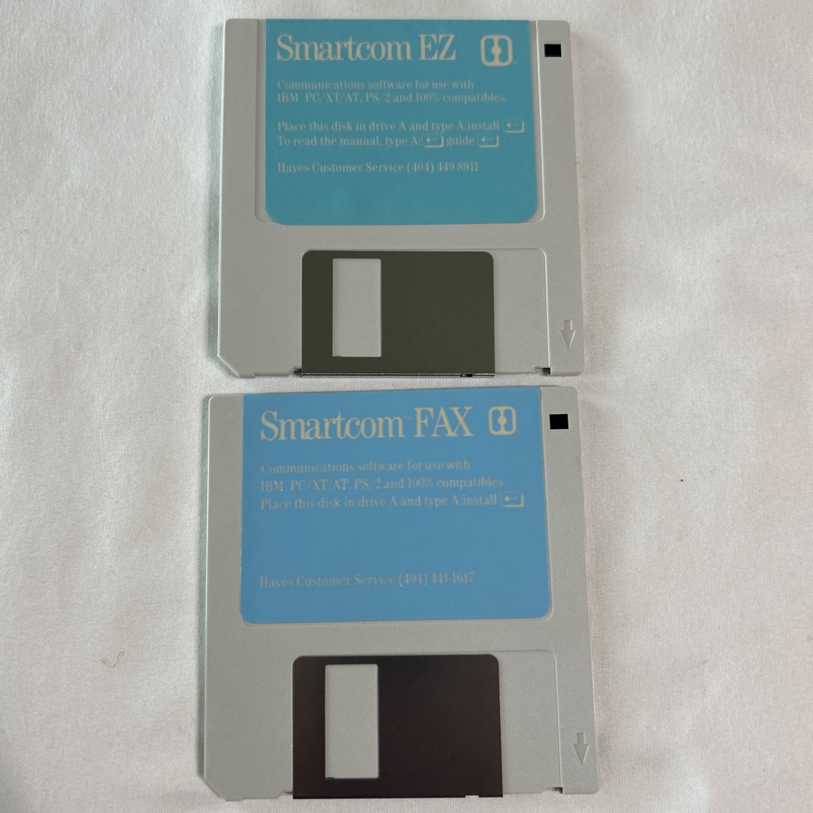 Smartcom EZ & Fax Communication Software by Hayes - 3.5" Floppy Disk Vintage