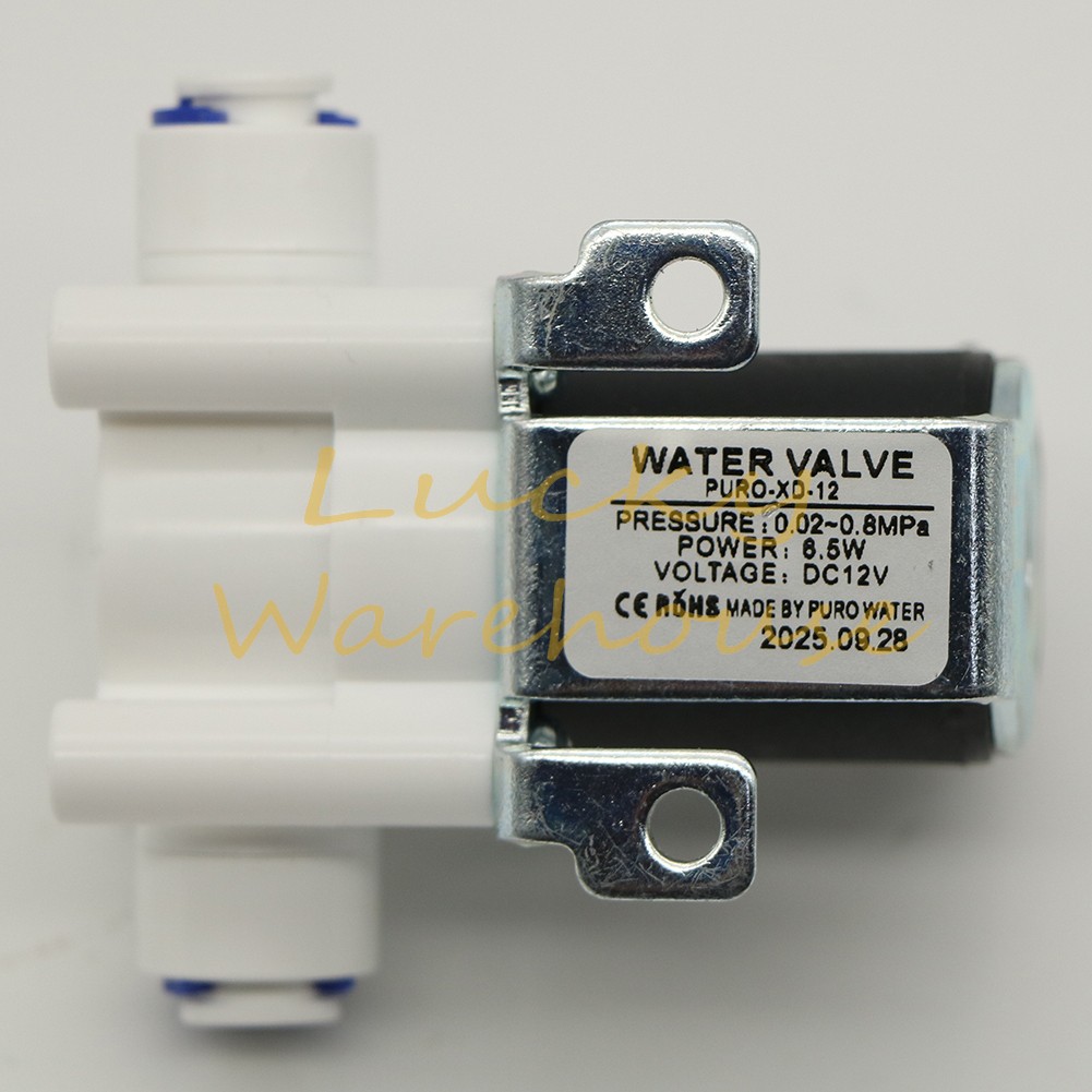 1PC 2 points inlet diameter 6.5mm New Water valve PURO-XD12 DC 12V 6.5W