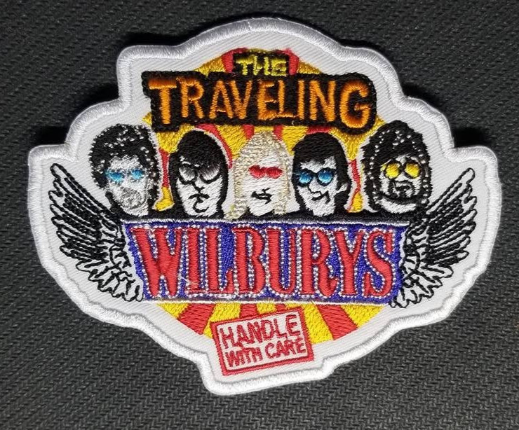 The Traveling Wilburys Embroidered Patch approx. 3x3.75" Classic Rock Band Music