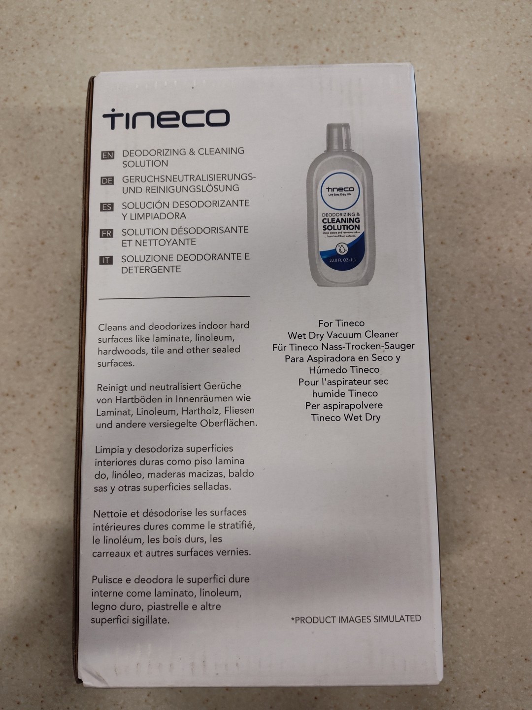 Tineco Floor Deodorizing And Cleaning Solution (33.8 OZ) New Sealed