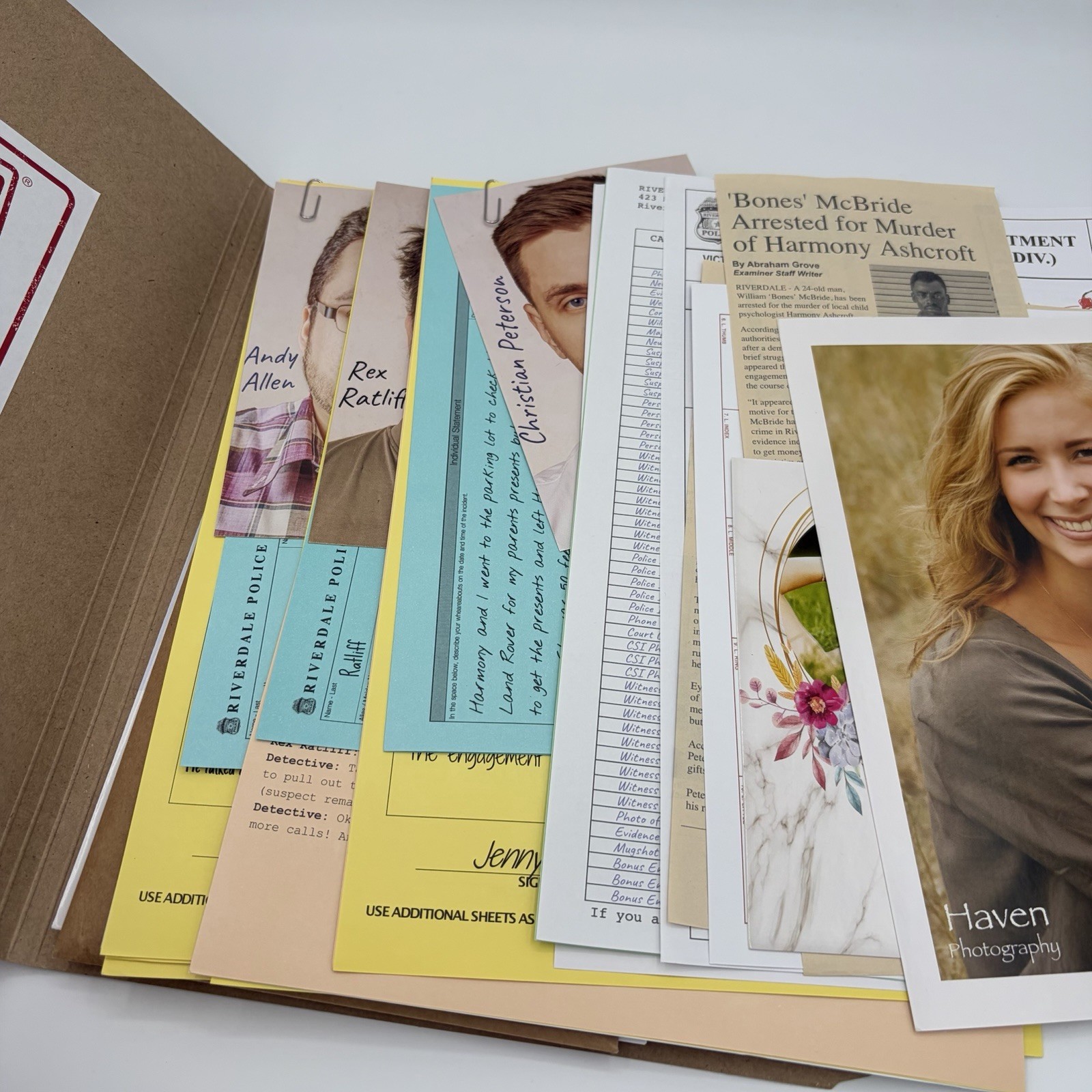 UNSOLVED CASE FILES: Cold Case Murder Mystery Game: Harmony Ashcroft Complete
