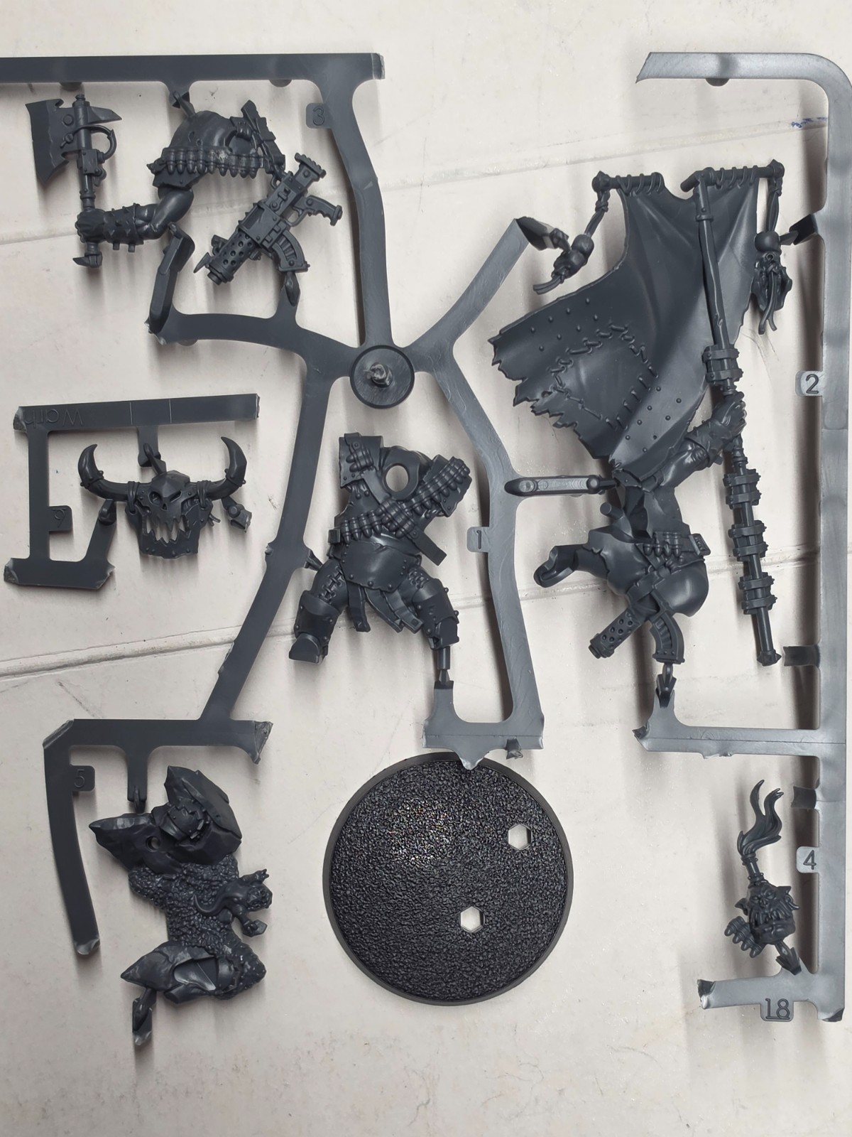 Ork Bannernob, Armageddon, Push-fit New Sculps, Orks, GW, 40k