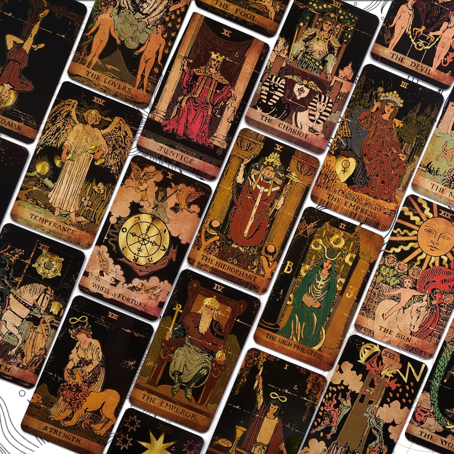CRAFTERIAN Tarot Cards, 78-Card Deck, Original for Beginners & Experts...
