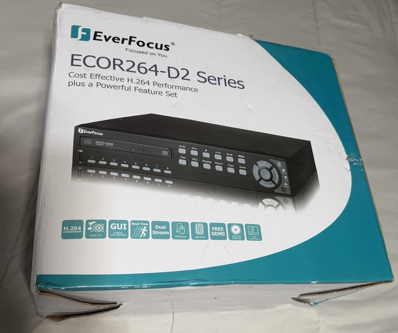 EverFocus ECOR264-D2 Series Security Camera Video Recorder 8 ch