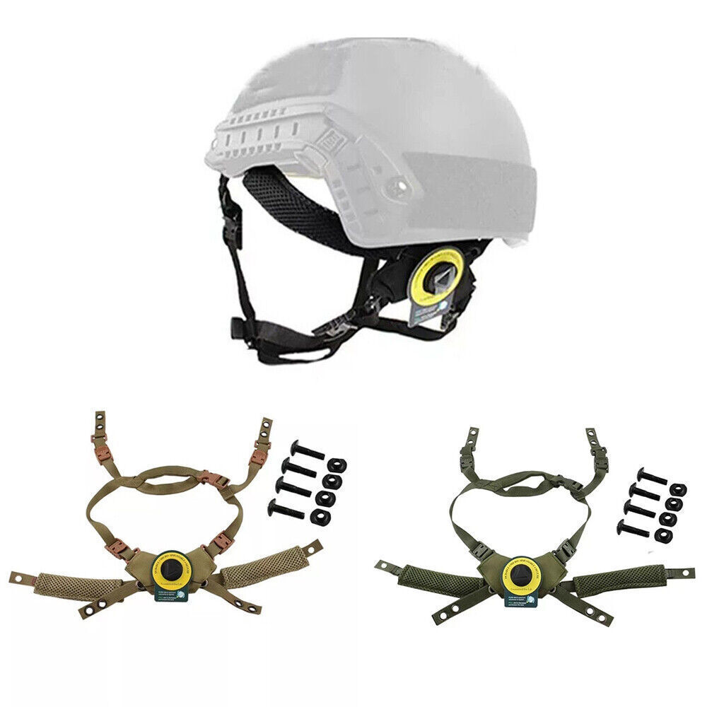 For WENDY Helmet Dial Suspension Retention Harness Chinstrap FAST ACH ECH MICH