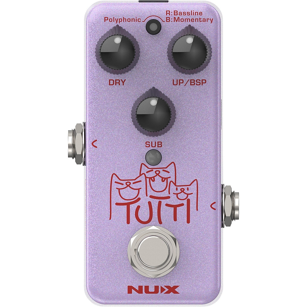NUX Tutti Polyphonic Octave Pedal  Purple