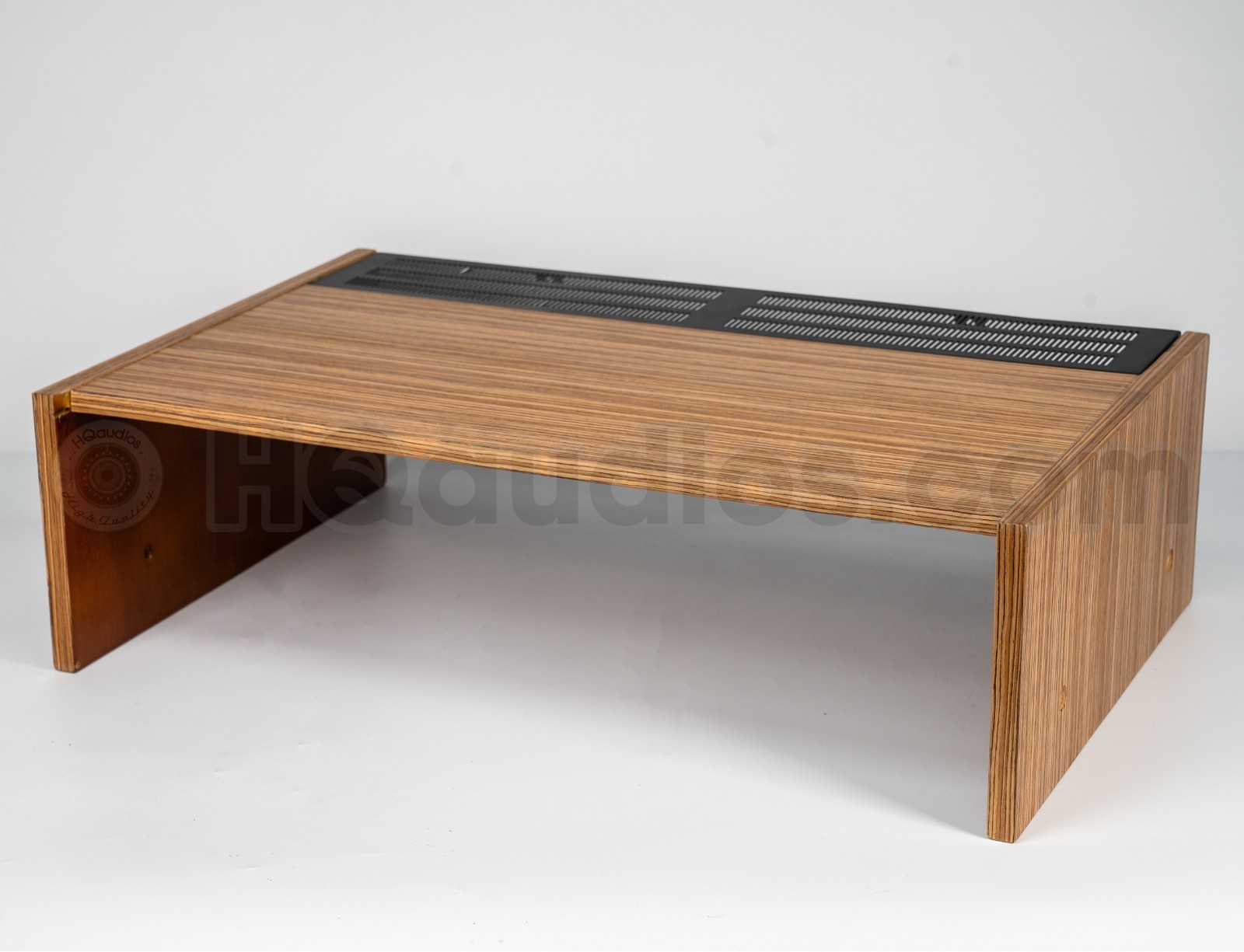 Wood Case for Sansui QRX-9001 – Plywood with Natural Walnut Color– 10-Year WRT