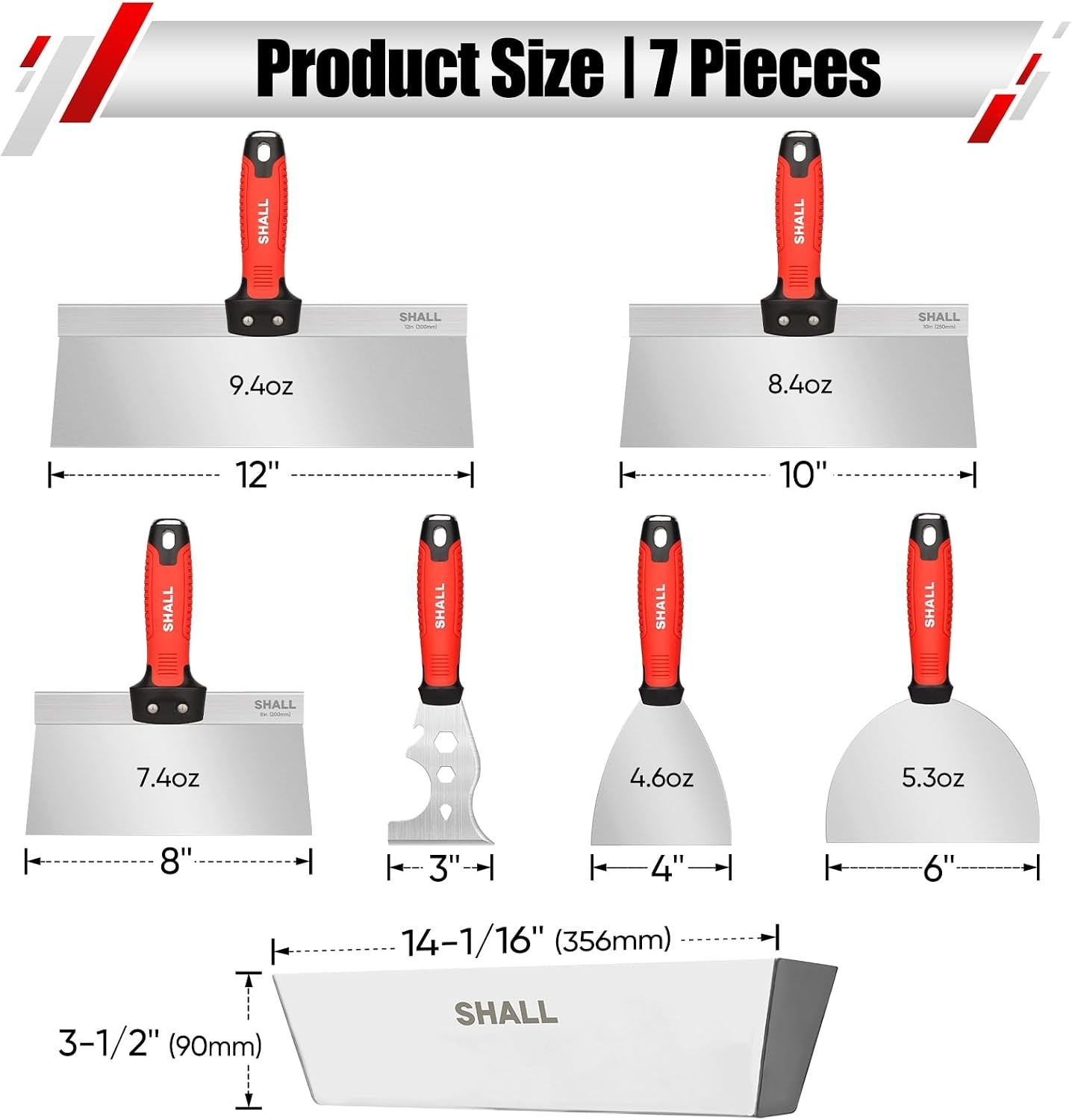 Stainless Steel Putty & Taping Knives