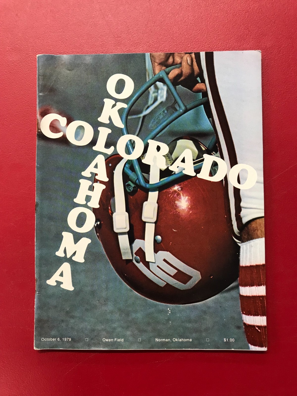 Oklahoma vs. Colorado October 6, 1979 Official Souvenir Football Program