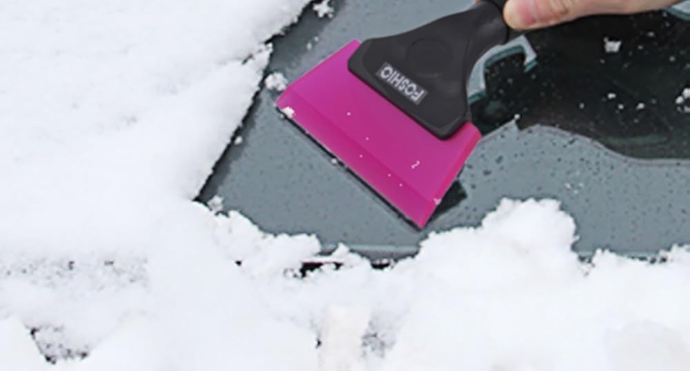 Small Squeee Inch Pink Rubber Blade Mini Wiper Window Tinting