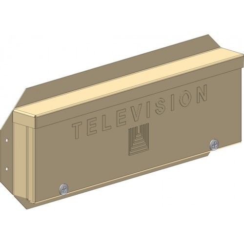 Orbit UM1020-TV TV SINGLE RESIDENCE SERVICE ENCLOSURE WITH EMBOSSED "TELEVISION"
