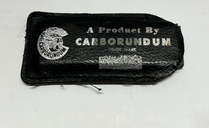 Vintage Carborundum No. 72 Sharpening Stone - In Original Sleeve-NICE