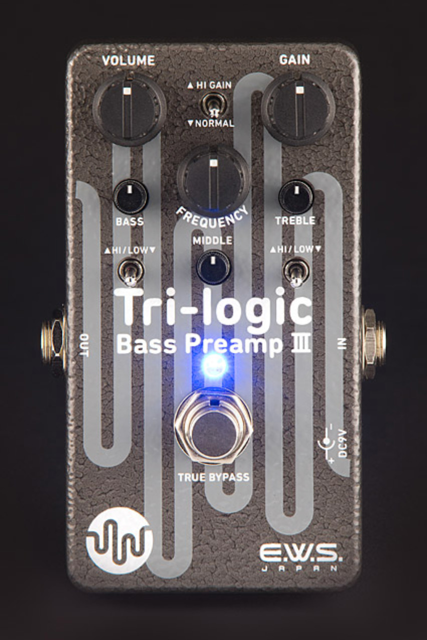 E.W.S. Tri-Logic Bass preamp III  Pedal -Made in Japan. New!
