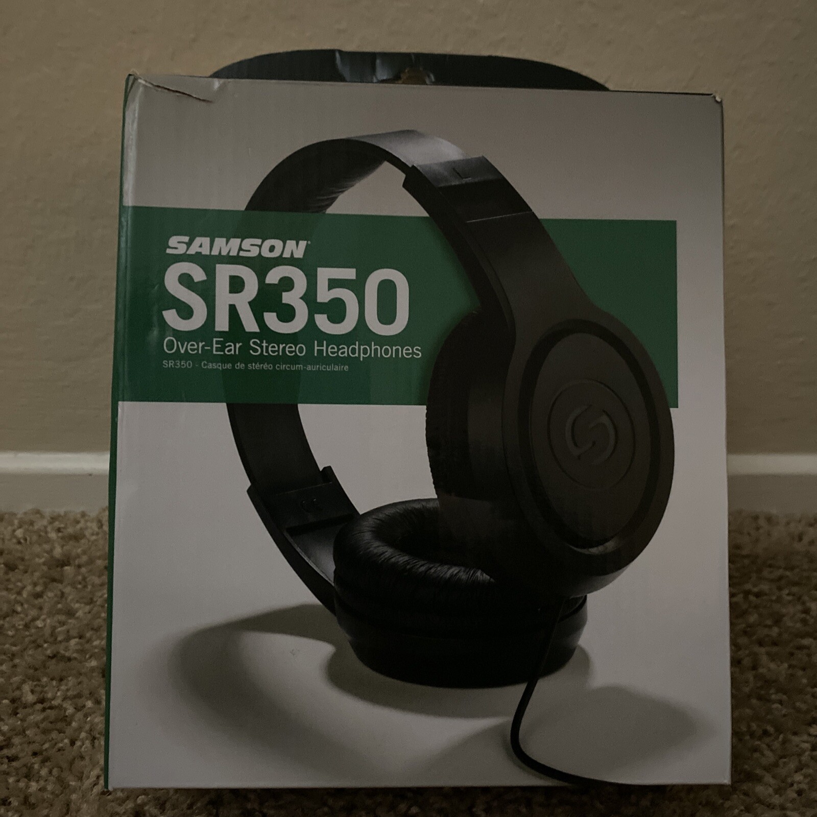 Samson SR350 Over-Ear Stereo Headphones (Black)