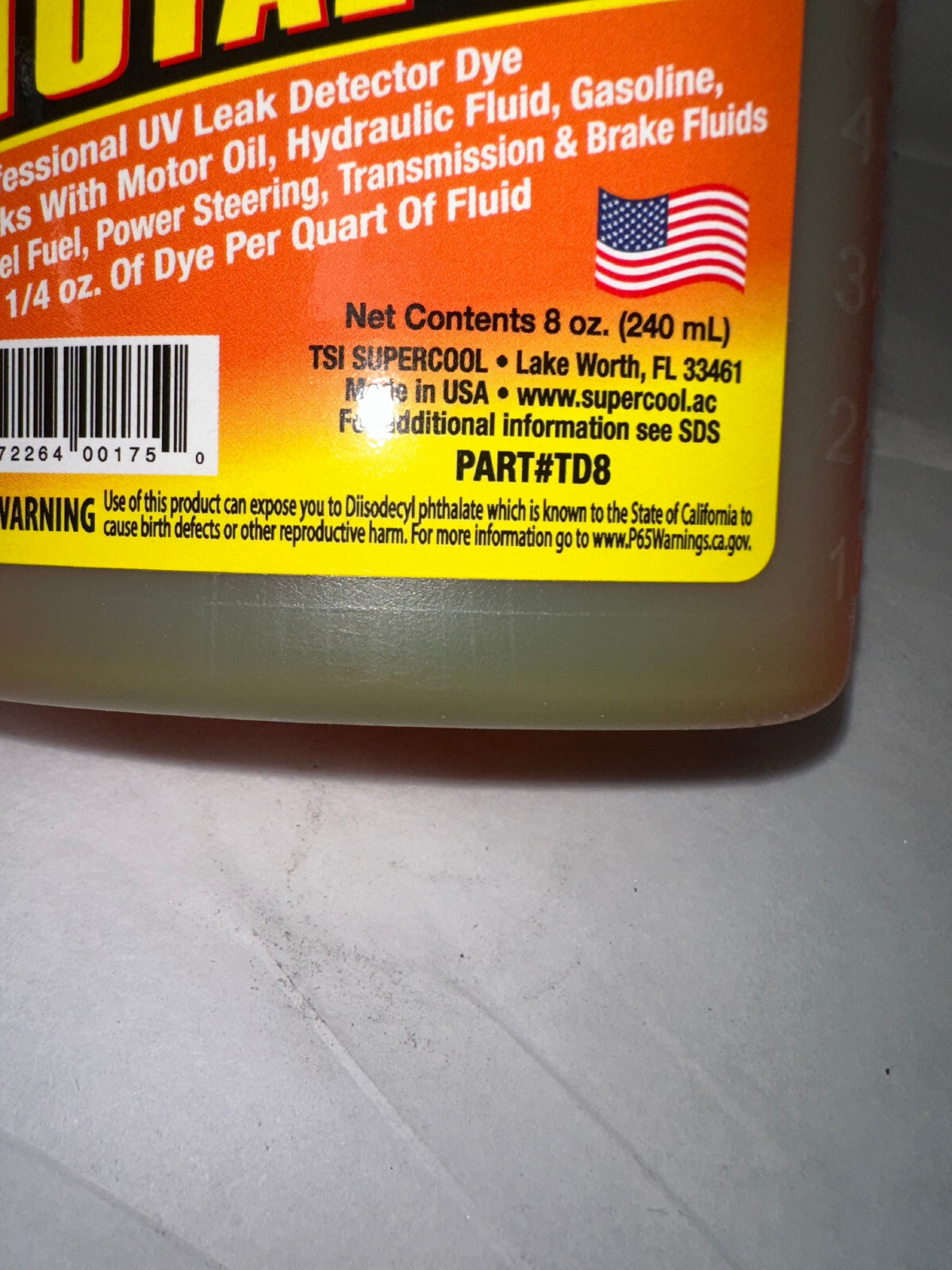 TD8 Supercool 8 oz. All-Purpose dye