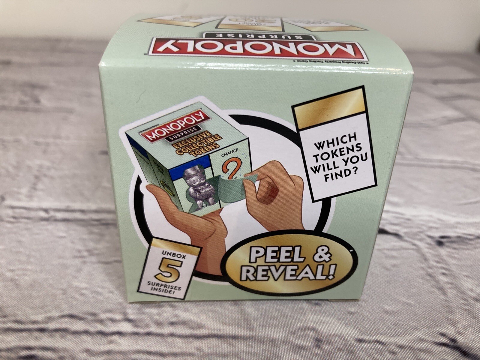 MONOPOLY Set of 5 NEW Surprise Exclusive Collectible Tokens Game Pieces