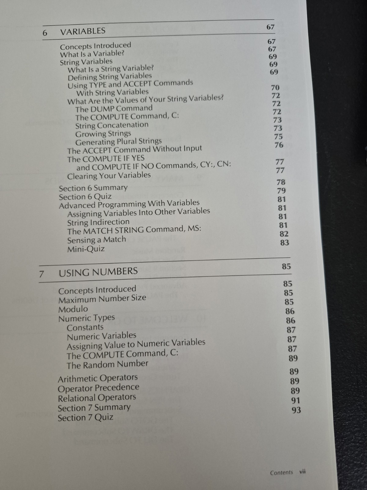 Vintage 1981 Atari 400/800 Student Pilot Reference Guide