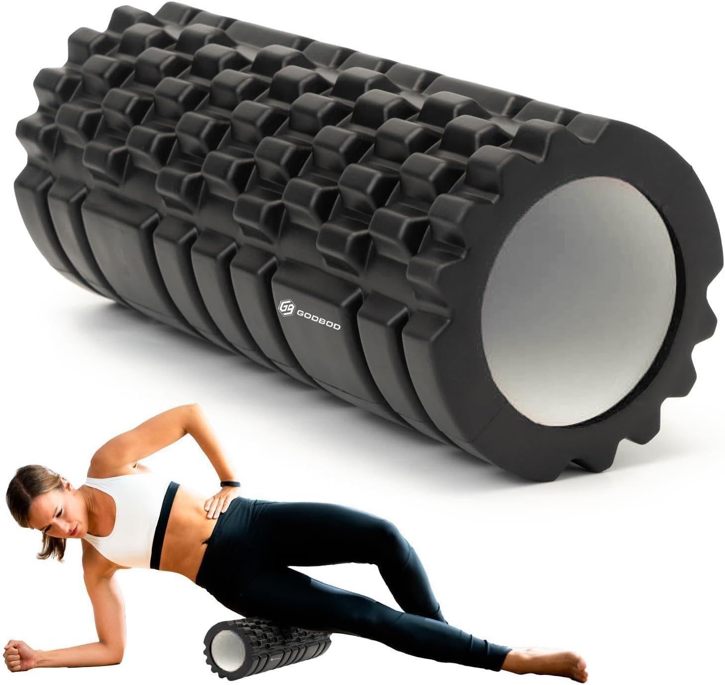 Deep Tissue Foam Roller High-Density Massage Roller Pain Relief Physical Therapy