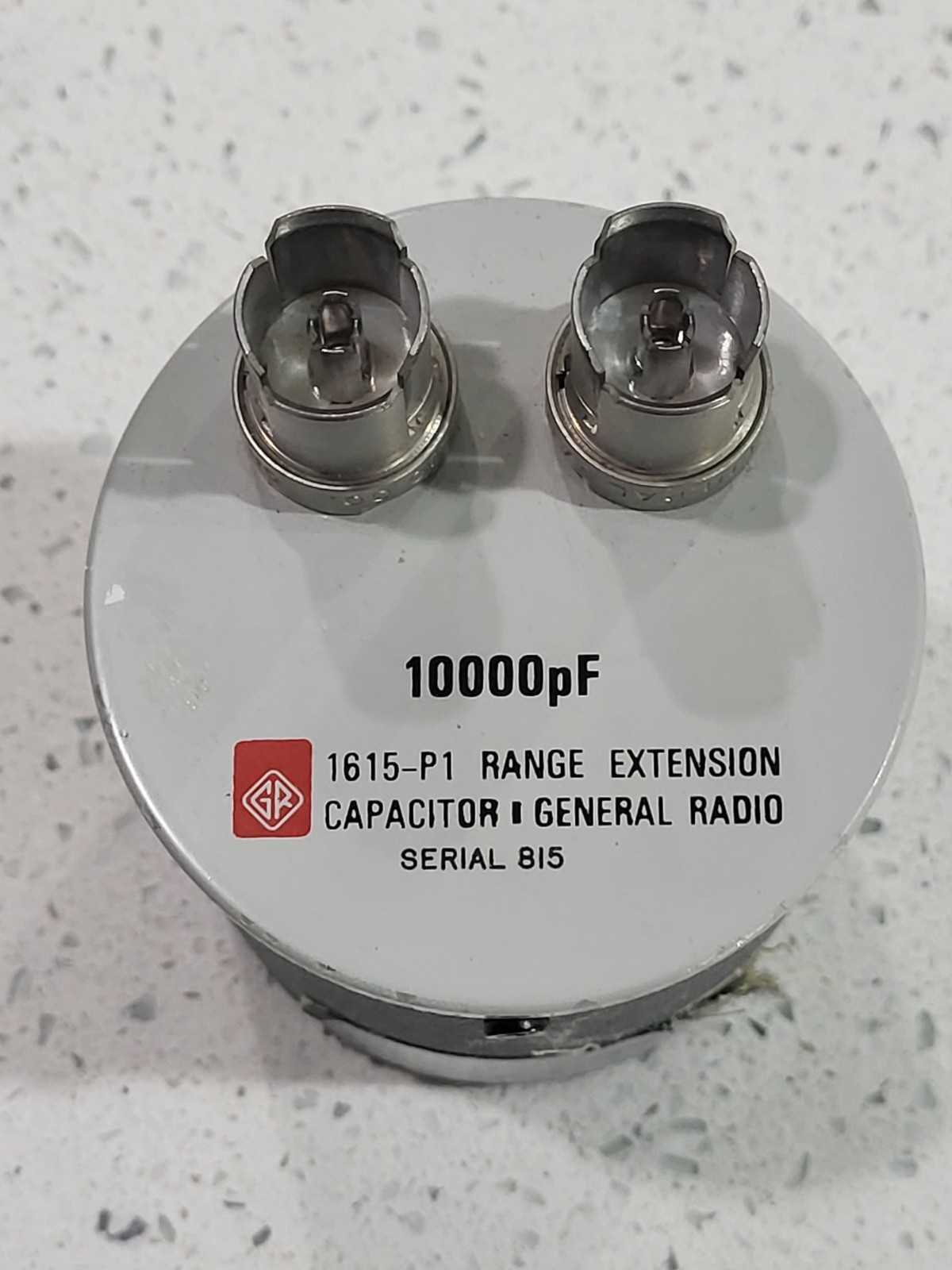 General Radio Company 1615-P1 Standard Air Capacitor 10,000 pF ±0.1%