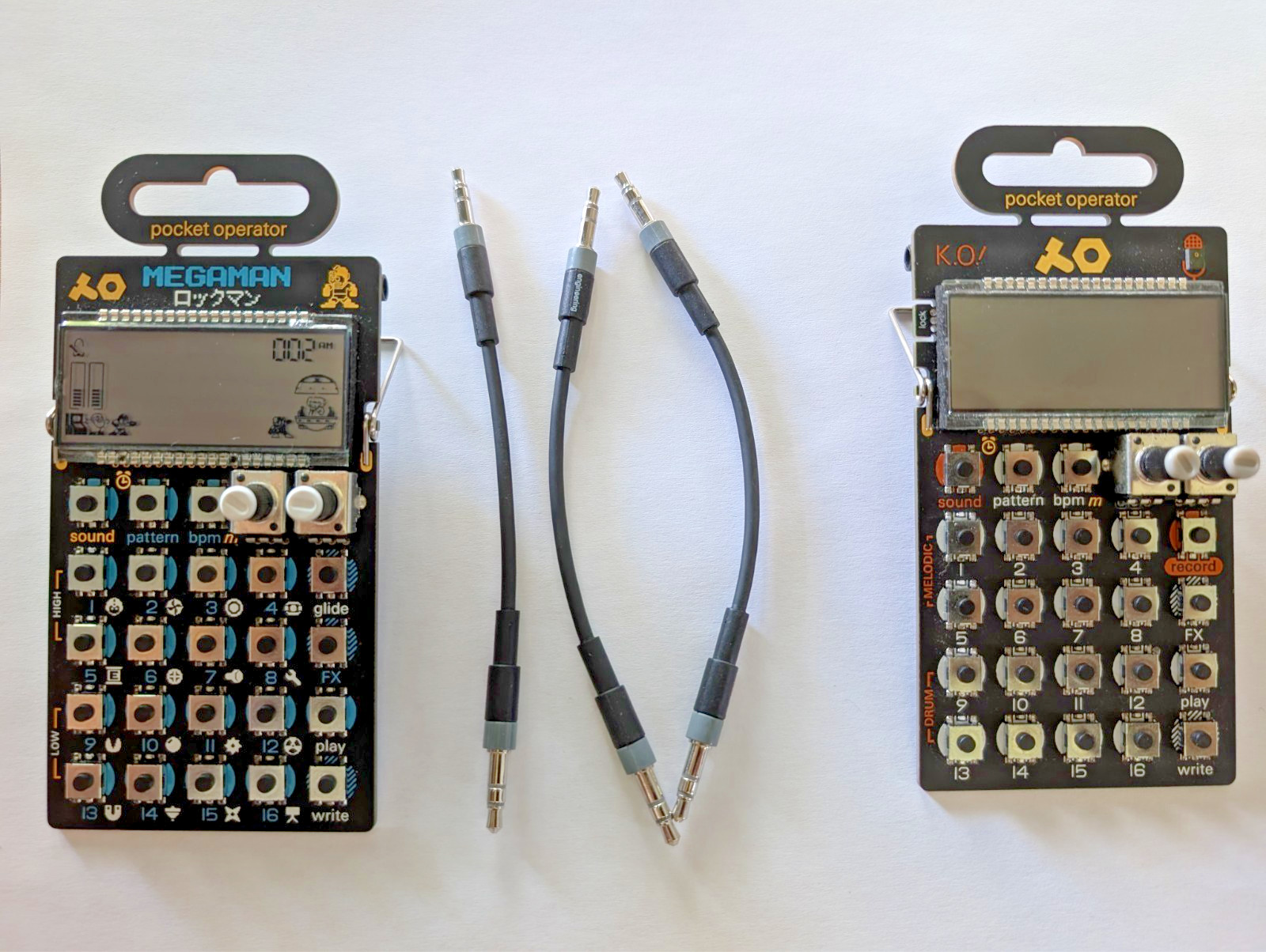 Teenage Engineering Pocket Operator PO-128 Mega Man & PO-33 K.O Synthesizer
