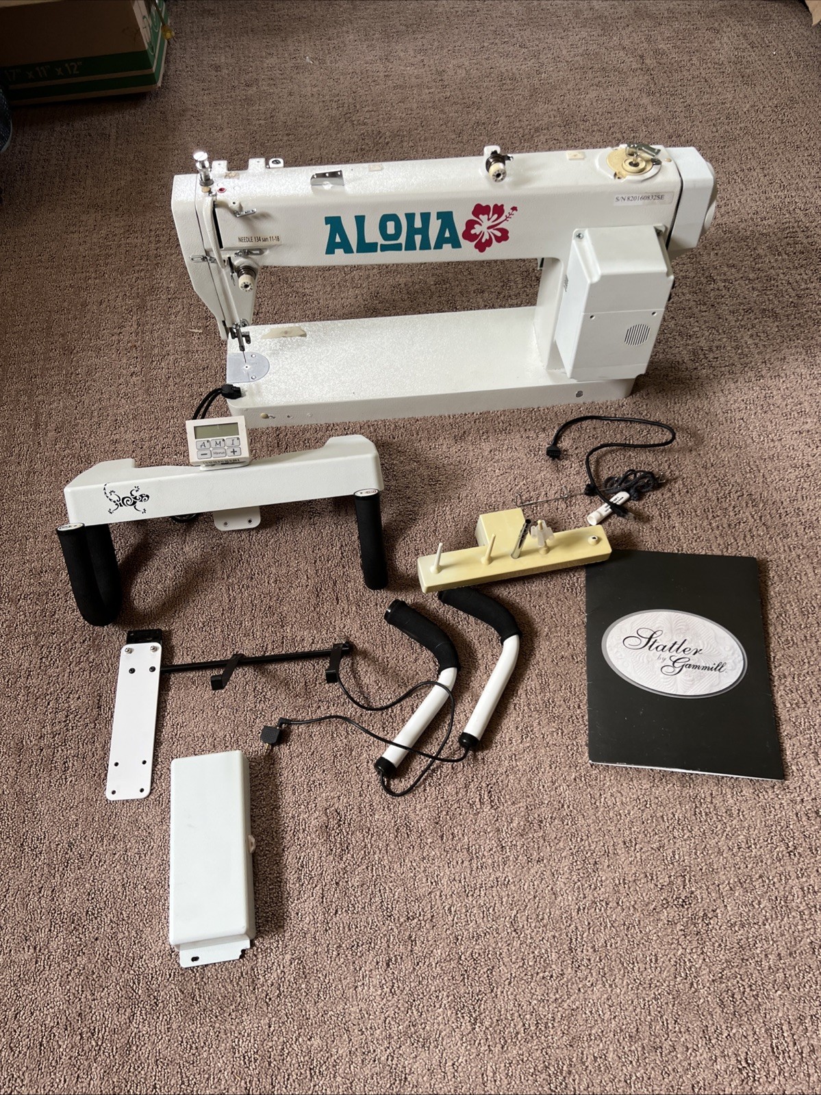 18" Longarm Quilting Machine Read Description Needs Service