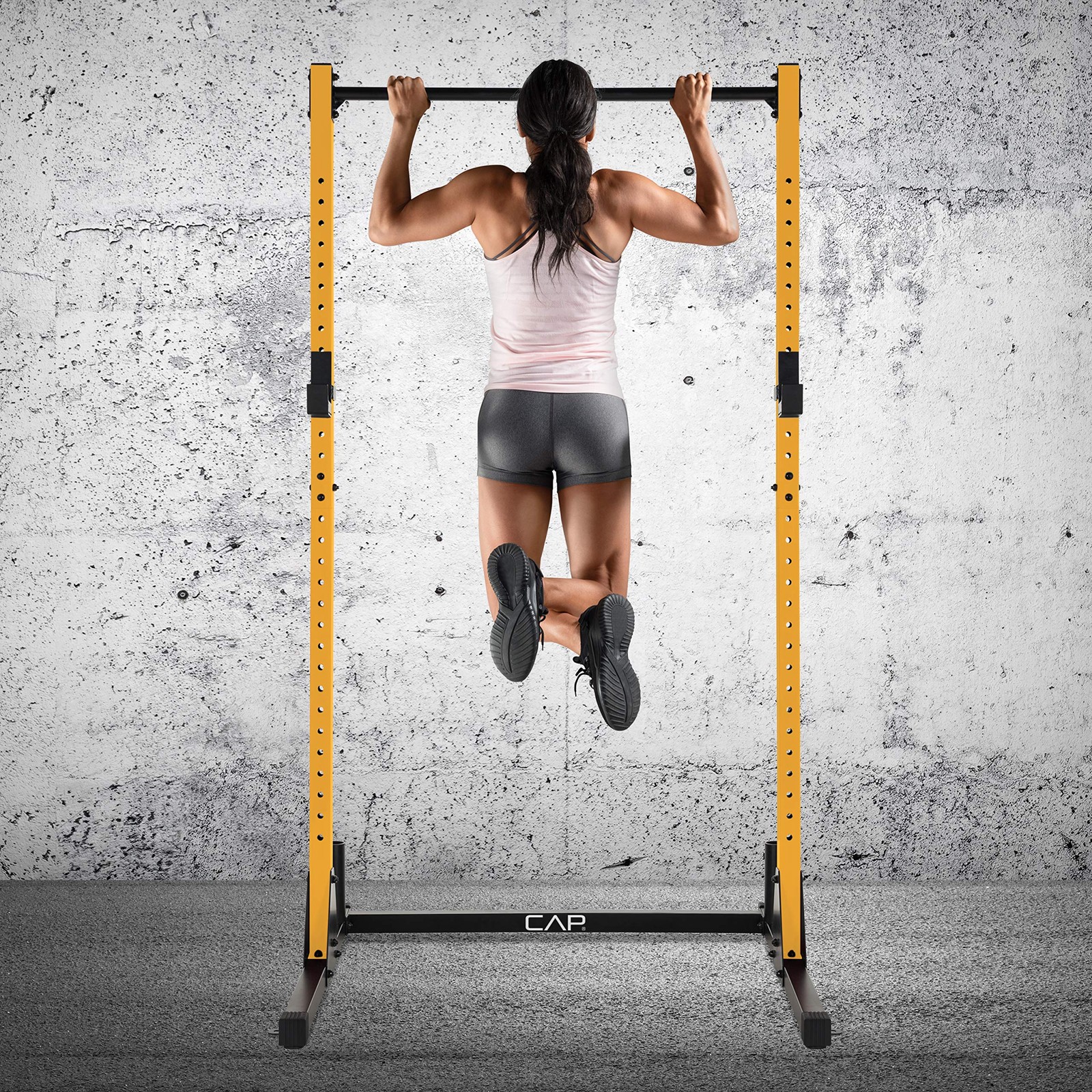 CAP Barbell Power Rack w/ Pull Up Bar & Attachments - Squat & Strength Training