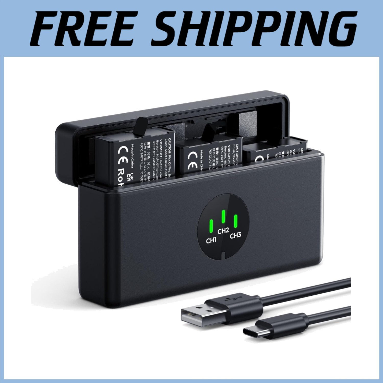 DJI Osmo Action 5 Pro Battery Kit - 3 Batteries-