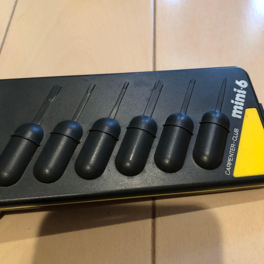 Carpenter-Club Mini-6 Screwdriver Set 6 pcs Used Includes Tips