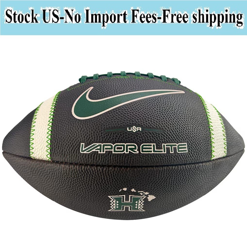 Hawaii Rainbow Warriors Nike Vapor Elite Game Football, Stock US-No Import Fees