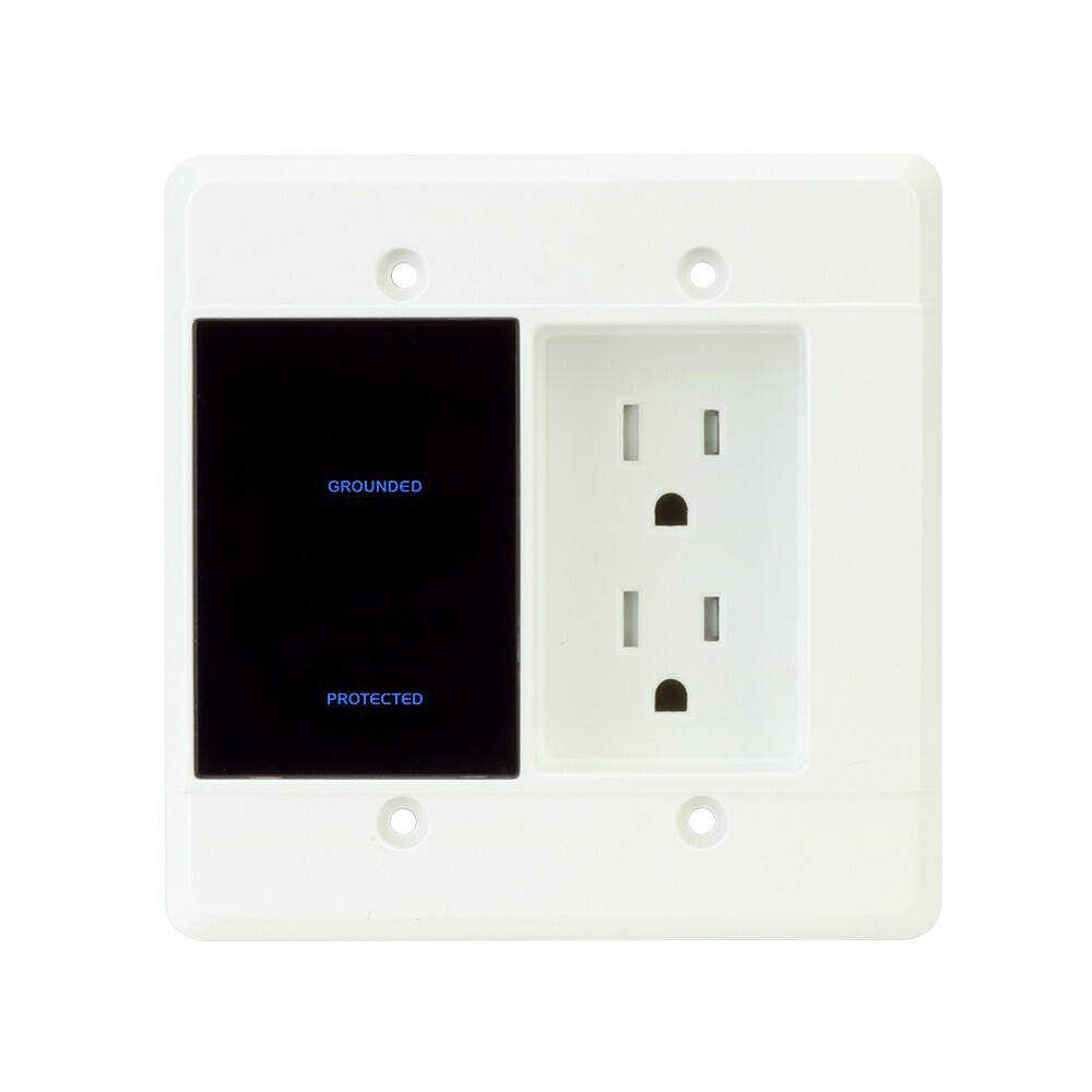 Element-Hz™ 1080 Joules In-Wall Surge Protector w/ Recessed Dual Outlet