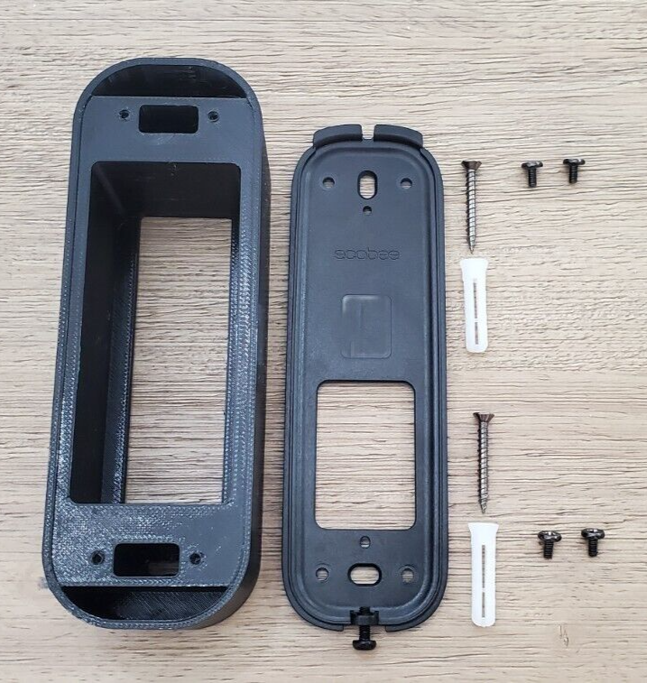 ecobee Video Doorbell Custom Spacer Expander Mounting Bracket 0.5"-4". 3D Print