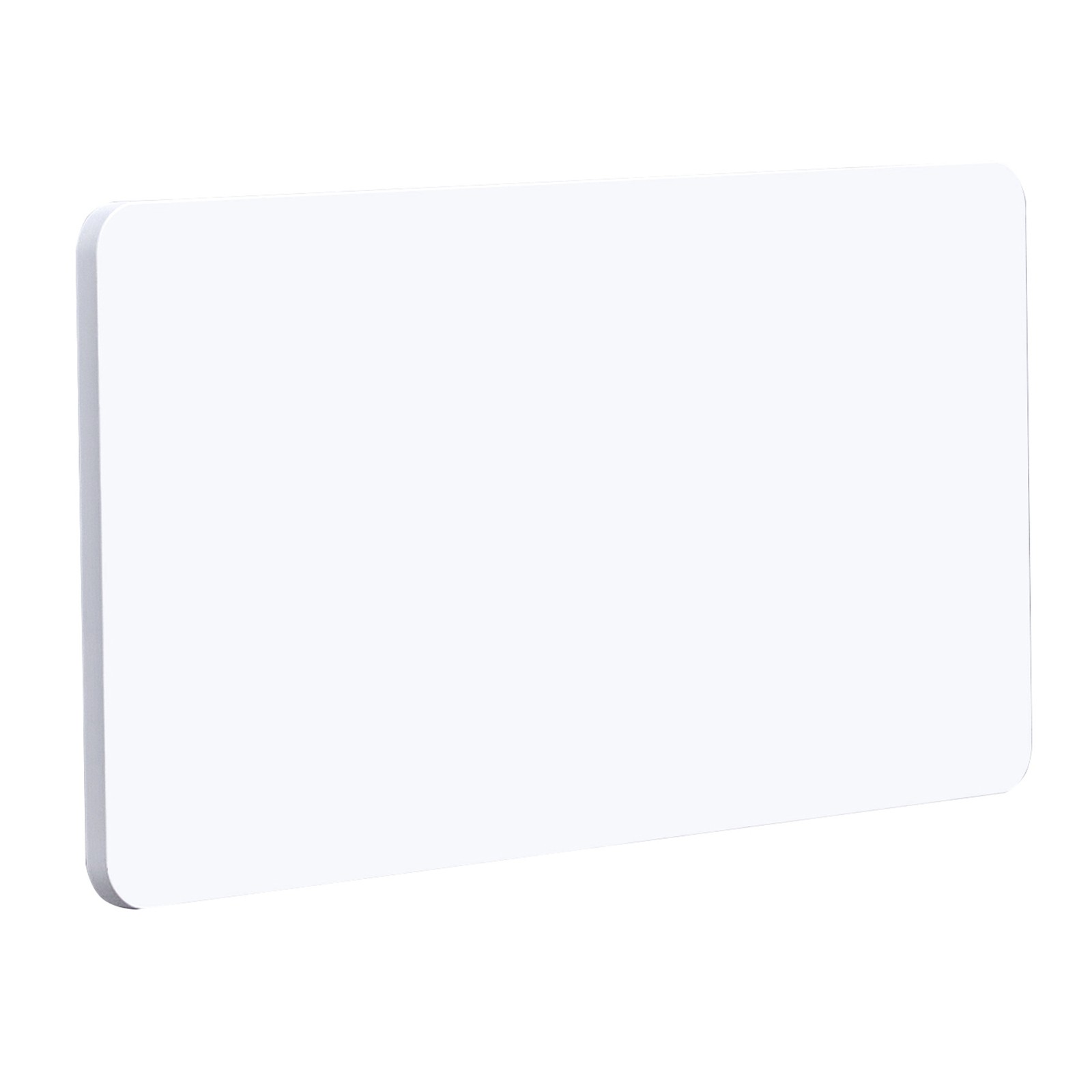 Wall Mounted Folding Table, White Solid Wood, 31.4" x 15.7"