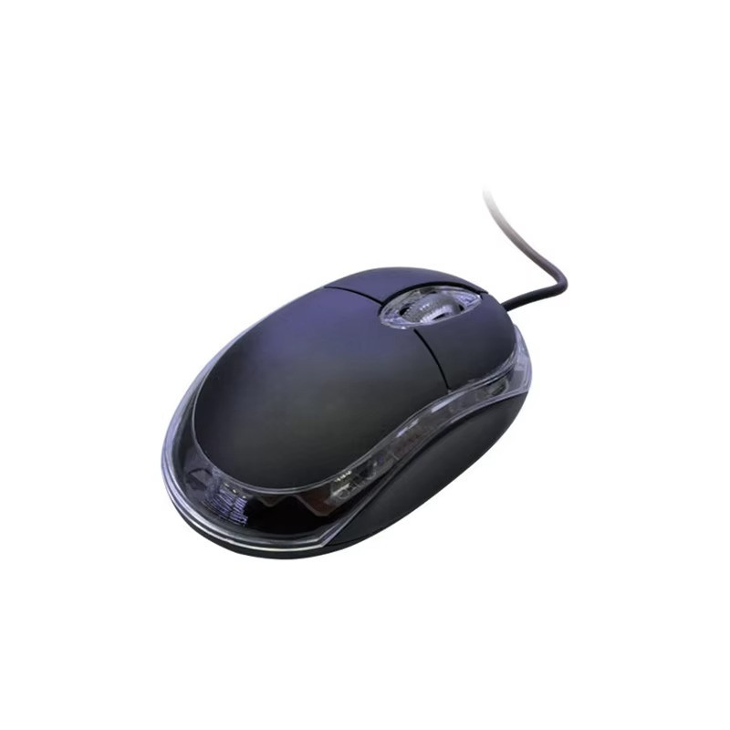 USB Wired Optical Mouse 3 Button Scroll Wheel LED For PC Laptop Mac Home Office