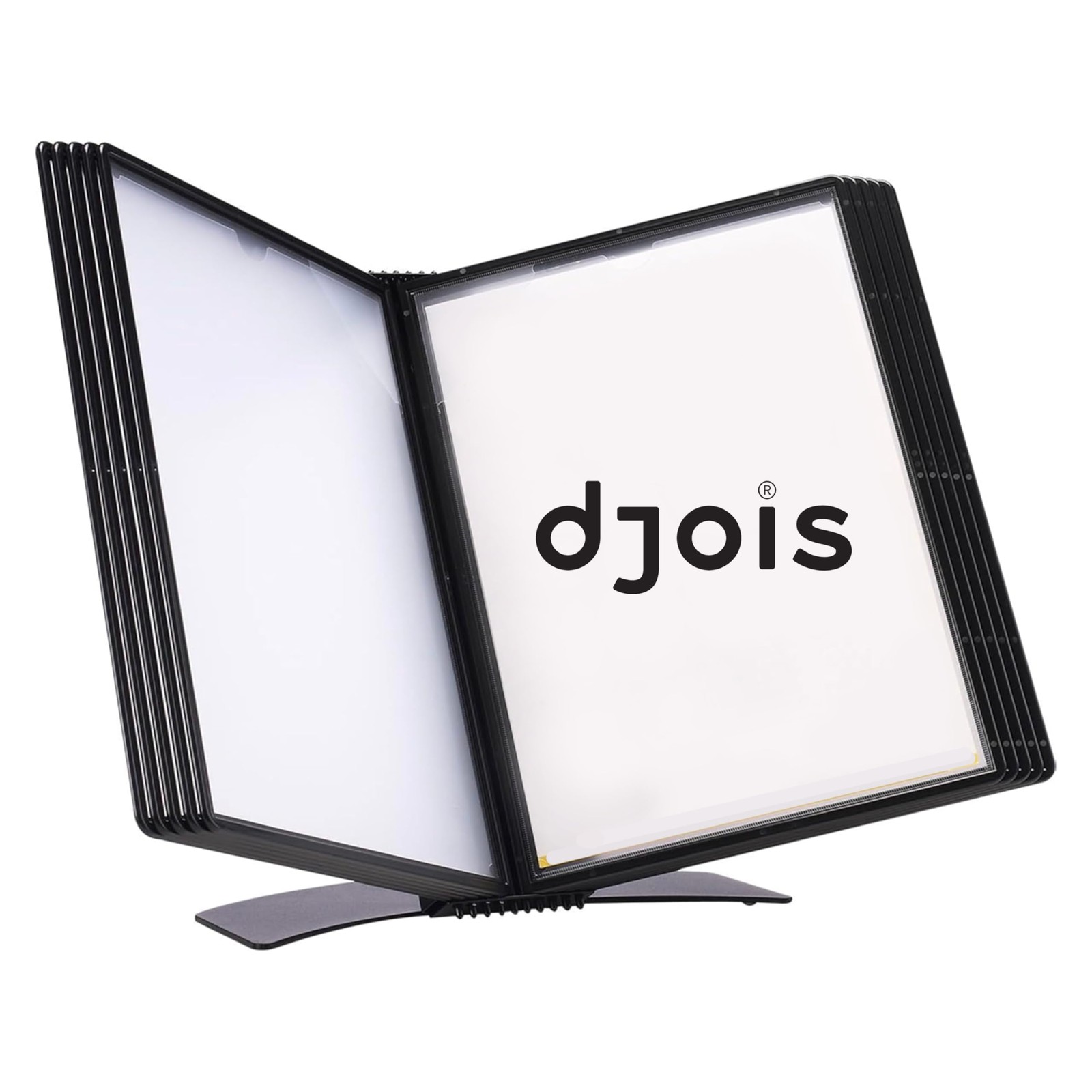 Tarifold DJOIS Desktop Reference & Display System - Durable Metal Base & Polypro