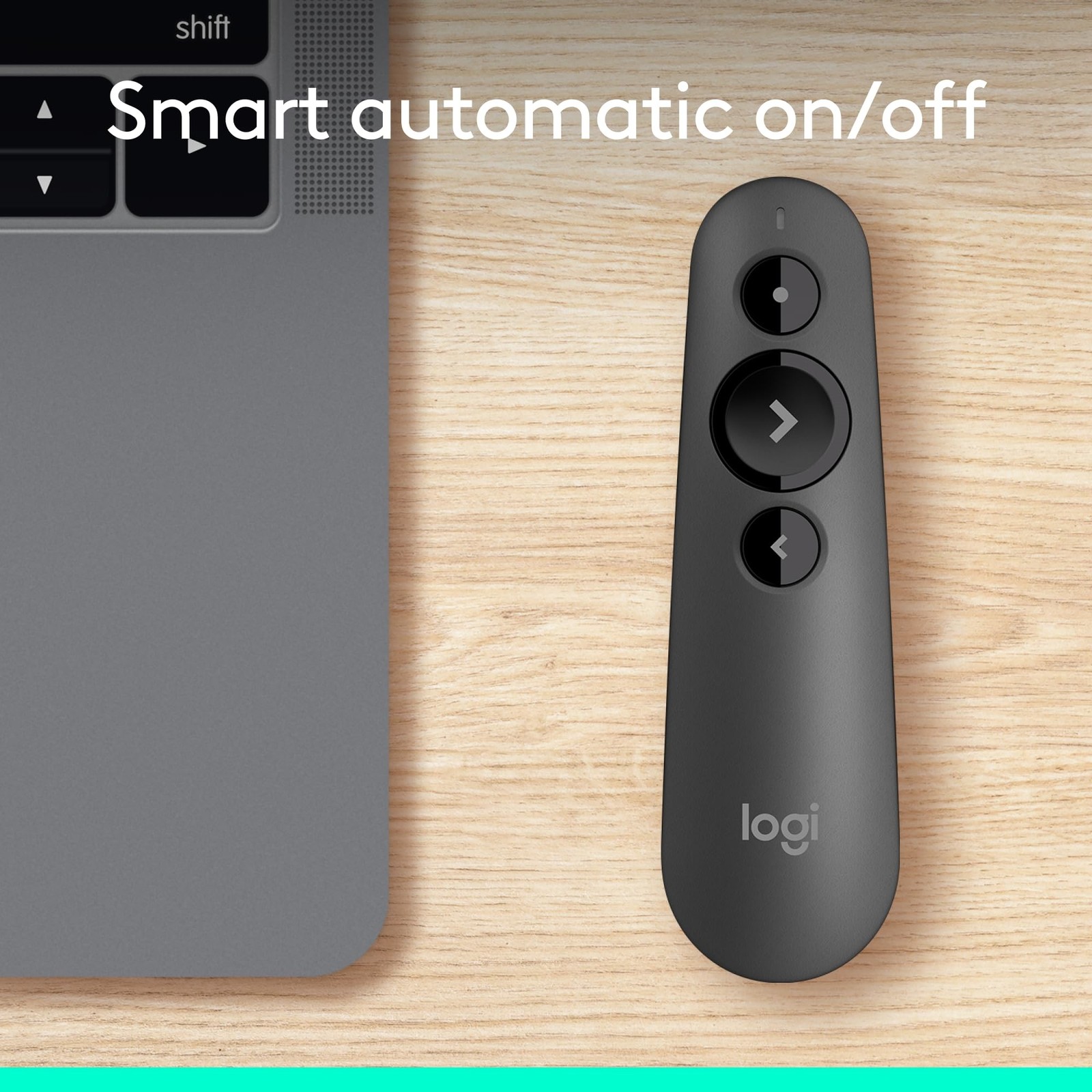 Logitech R500s Laser Presentation Remote Clicker with Dual Connectivity