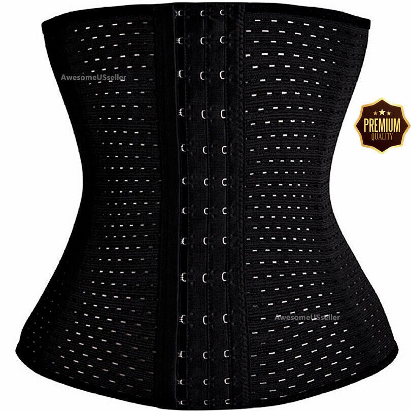 Women Men Waist Trainer Body Shaper Slimmer Sweat Belt Tummy Control Band Wrap